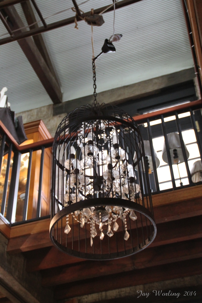 Chandeliers should always be caged...?!